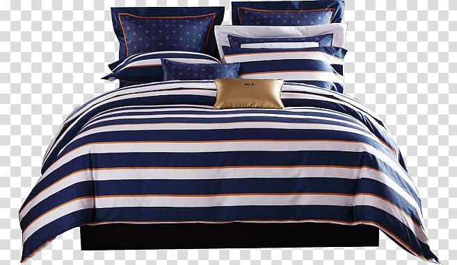 Bedding Bed sheet Blanket, Striped Bedding transparent background PNG clipart