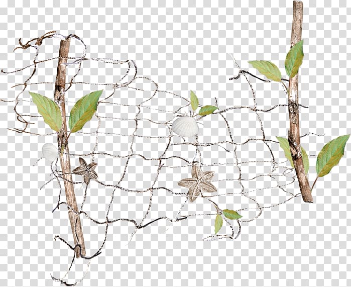 Twig /m/02csf Drawing Plant stem Leaf, fishingnet transparent background PNG clipart