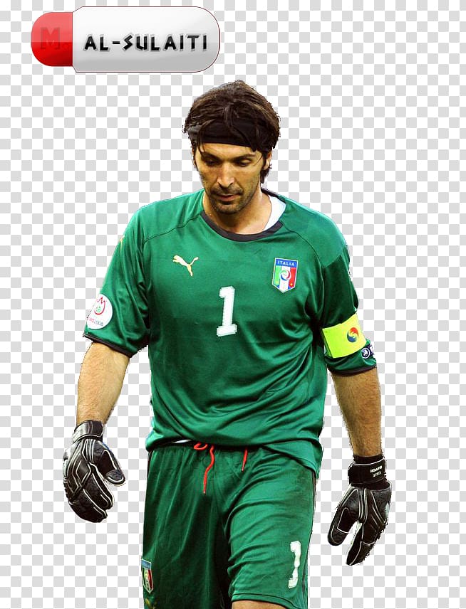 Gianluigi Buffon Team sport Italy national football team T-shirt, Gianluigi Buffon transparent background PNG clipart