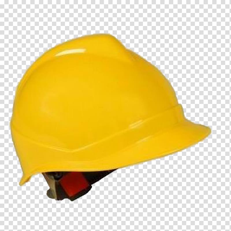 Hard hat Yellow Helmet, Yellow helmet transparent background PNG clipart