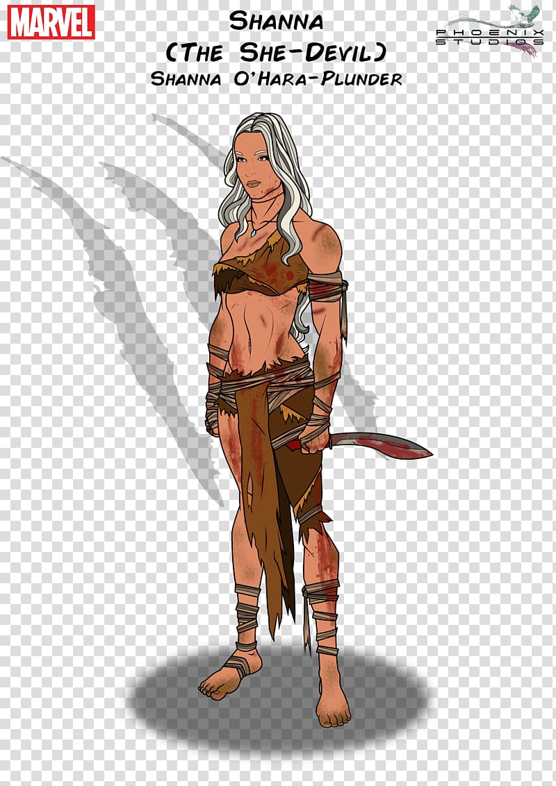 Marvel vs. Capcom 3: Fate of Two Worlds Costume design Cartoon Fiction, Shanna The Shedevil transparent background PNG clipart
