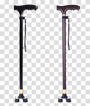 Crutch Old age Assistive cane Walking stick Walker, Ding excellent aluminum  crutches transparent background PNG clipart