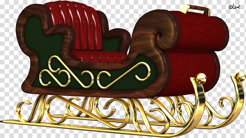 Sled Santa Claus Christmas SantaCon Reindeer, santa claus transparent background PNG clipart