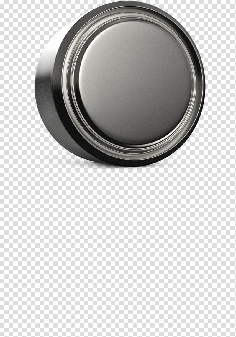 Silver-oxide battery Button cell Duracell Alkaline battery, silver transparent background PNG clipart