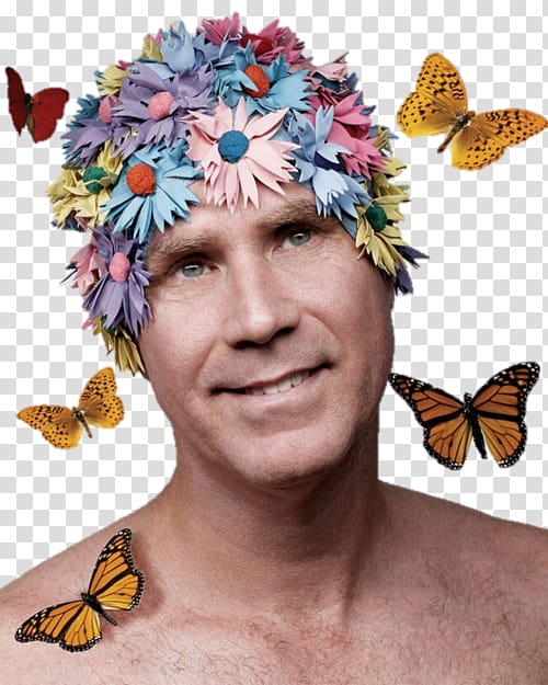 Will Ferrell Swim Caps Swimming Flower, Swimming transparent background PNG clipart