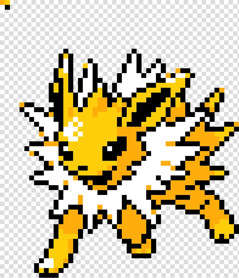 Pokémon Yellow Pixel art Pokémon Gold and Silver, pixel art transparent background PNG clipart
