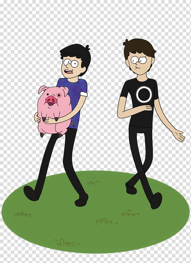 Dan and Phil Illustration Animated cartoon, others transparent background PNG clipart