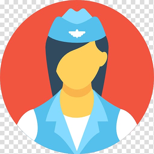 Airplane Flight attendant Computer Icons, flight attendants transparent background PNG clipart