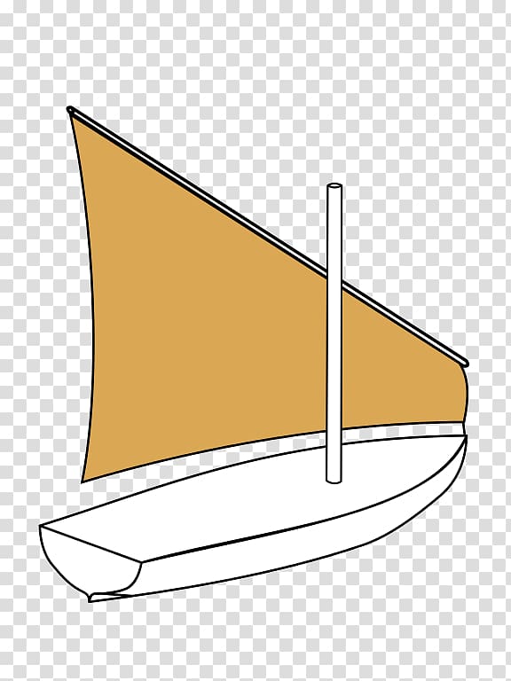 Sailboat Lateen Nile Holiday Sail plan, sail transparent background PNG clipart