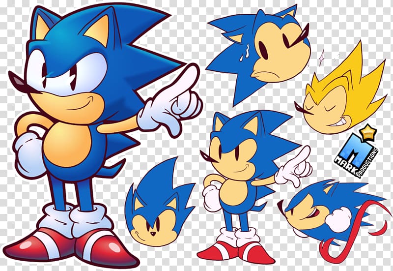 Sonic R Art Doodle Video game, Sonic R transparent background PNG clipart