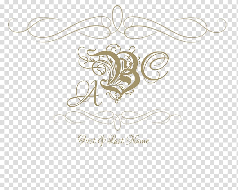 Wedding invitation Logo Monogram Font, wedding logo transparent background PNG clipart