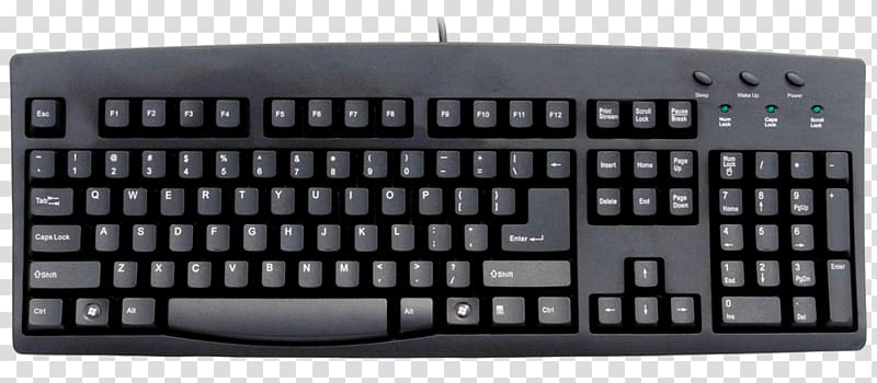 Computer keyboard Keyboard shortcut Function key Caps lock Thin client, Computer transparent background PNG clipart