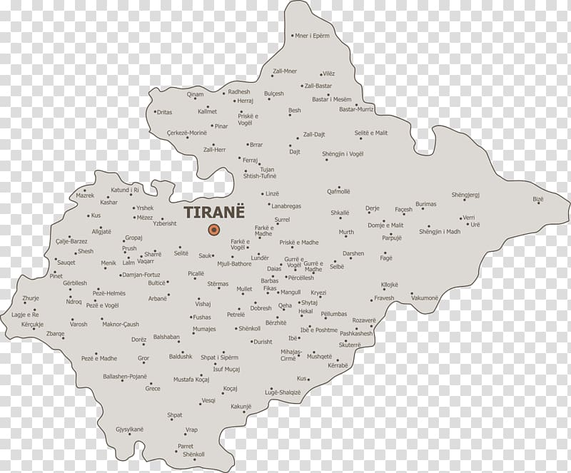 Kamëz Administrative units of Tirana Bashkia Municipality Spatharë, map transparent background PNG clipart