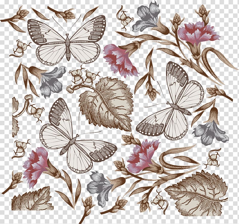 Butterfly Pattern, butterfly transparent background PNG clipart