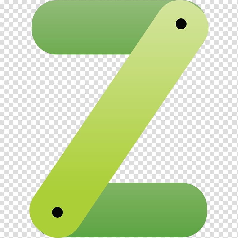 Z Letter Typeface, Green letter Z transparent background PNG clipart