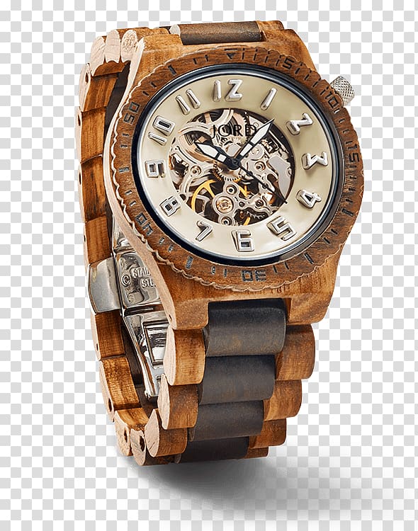 Jord Automatic watch Amazon.com Gift, camphor transparent background PNG clipart