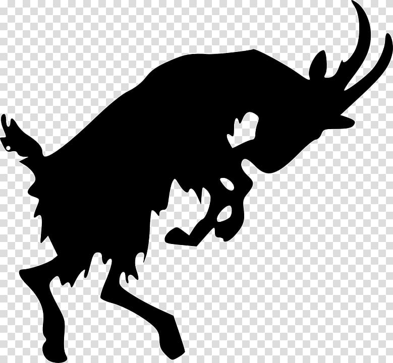 Boer goat Silhouette , goat transparent background PNG clipart