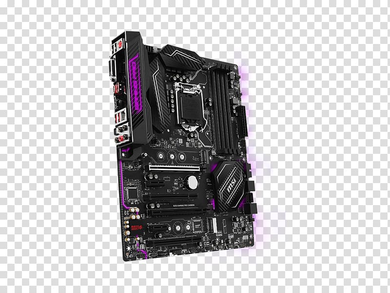 LGA 1151 Motherboard MSI B250 GAMING PRO CARBON MSI B250 GAMING M3, Wanma Pentium Map transparent background PNG clipart