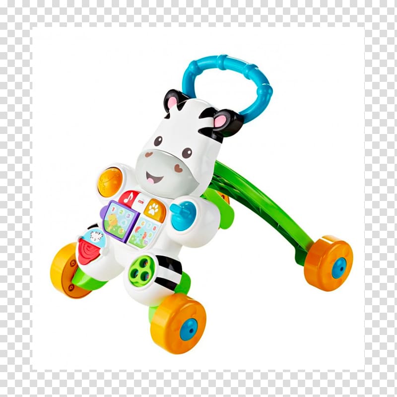 Fisher-Price Learn with Me Zebra Walker Amazon.com Toy Infant, toy transparent background PNG clipart