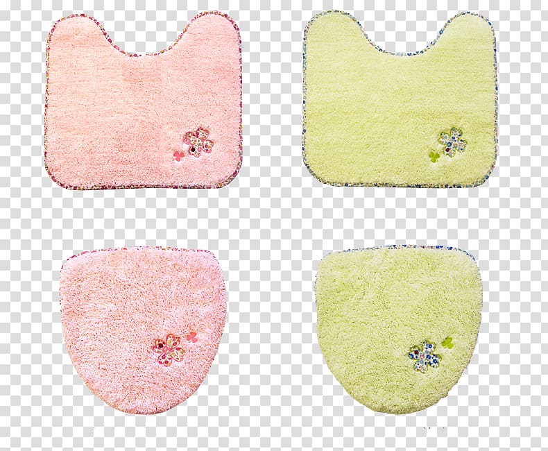 Heart, Toilet cushion set transparent background PNG clipart