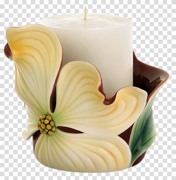 Candle Porcelain Vase Tableware Tealight, Candle transparent background PNG clipart