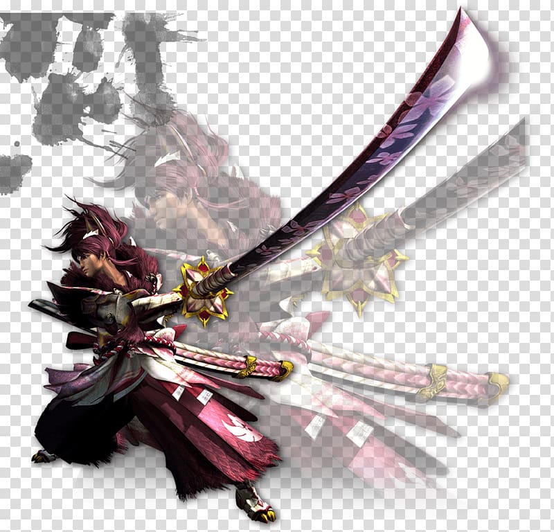 Monster Hunter XX Tachi Weapon Japanese sword Capcom, sword slash transparent background PNG clipart