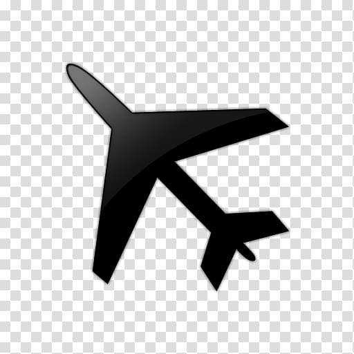 black airplane illustration, Airplane Flight ICON A5 Computer Icons Symbol, Jet Ico transparent background PNG clipart
