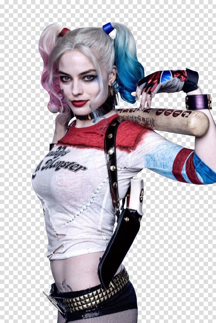 Harley Quinn, Margot Robbie Harley Quinn Joker Batman Suicide Squad, Harley Quinn Pic transparent background PNG clipart