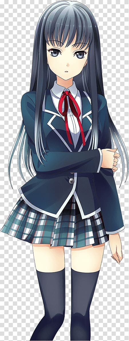 Anime Character Drawing Kyoya Hibari, girl character transparent background PNG clipart