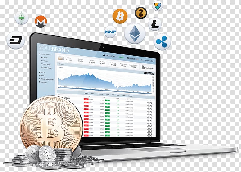 MacBook Pro and Bitcoin , Cryptocurrency exchange Trade Foreign Exchange Market Electronic trading platform, cryptocurrency transparent background PNG clipart