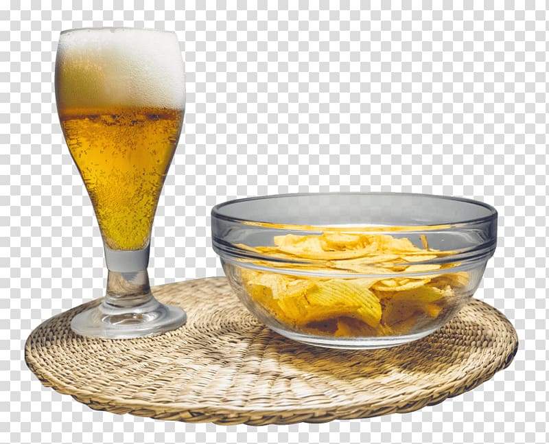 Beer Glasses Fizzy Drinks French fries Potato chip, beer transparent background PNG clipart