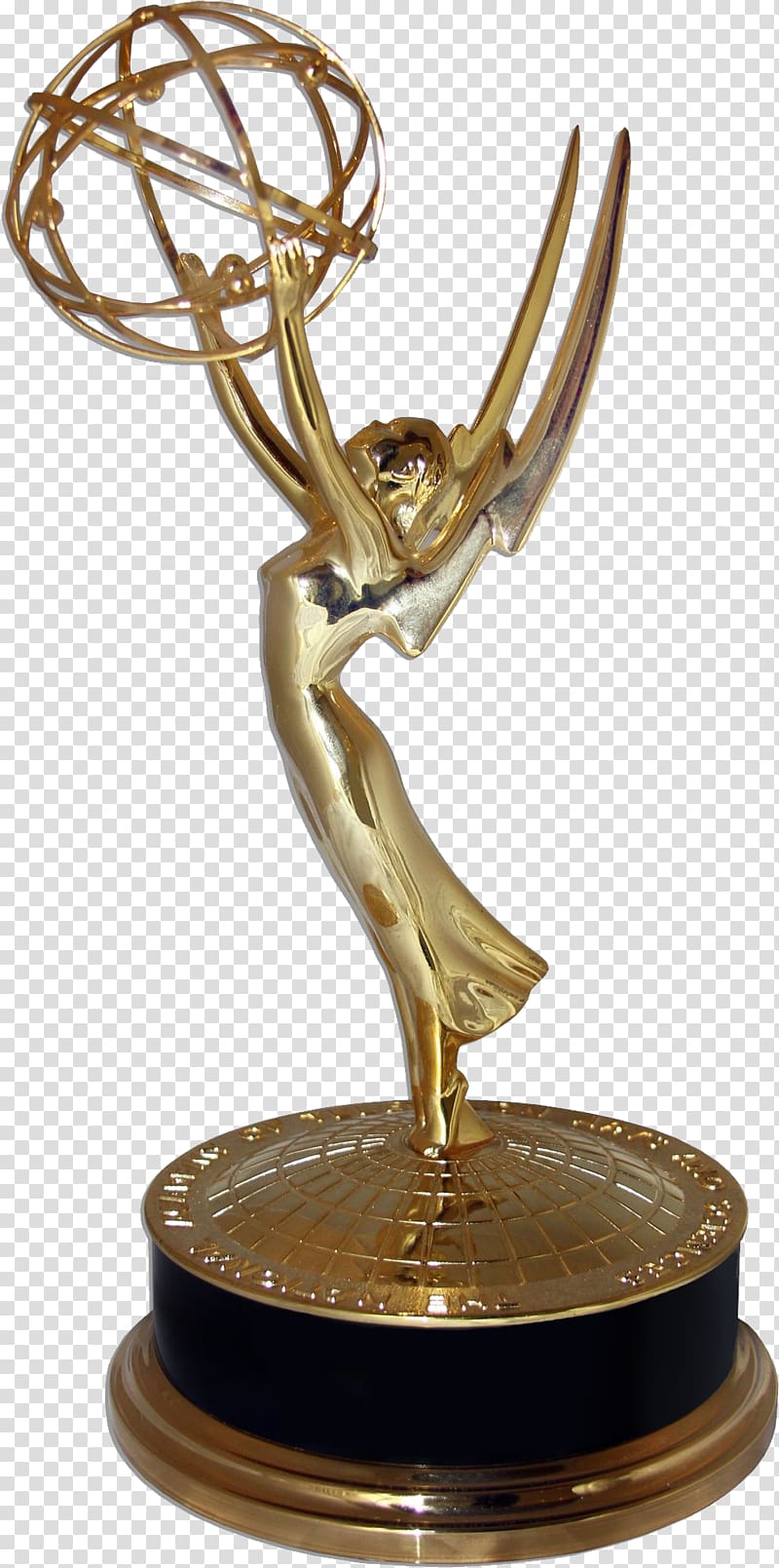 Sports Emmy Award Tony Award Trophy, award transparent background PNG clipart