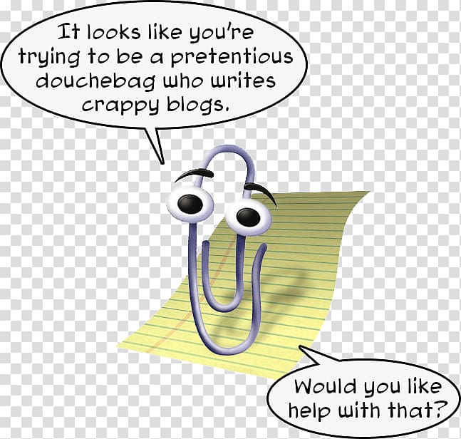 Office Assistant Microsoft Corporation Microsoft Office Microsoft Word Paper clip, paperclip transparent background PNG clipart