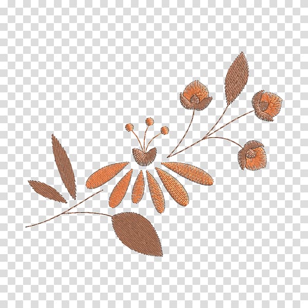 Flower Embroidery Knitting Crochet Handicraft, flor transparent background PNG clipart