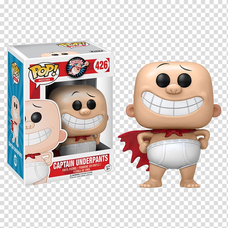 Captain Underpants and the Perilous Plot of Professor Poopypants Funko Action & Toy Figures, toy transparent background PNG clipart
