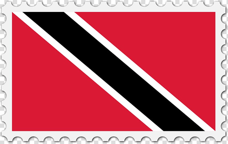 Flag of Trinidad and Tobago Caribbean Sea, BORDER FLAG transparent background PNG clipart
