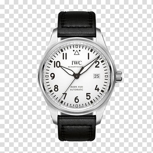 International Watch Company Automatic watch Strap Chronograph, IWC Pilot Series watches transparent background PNG clipart