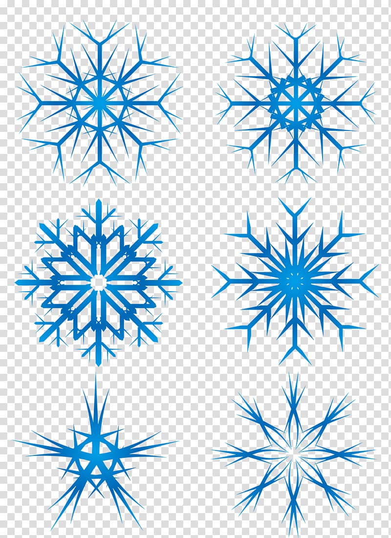Snowflake Winter Euclidean , Blue snowflake transparent background PNG clipart