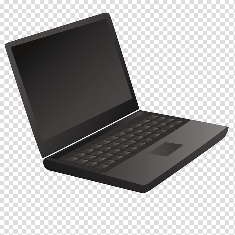 Netbook Laptop Computer Icon, Senior black laptop transparent ...