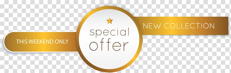 special offer banner, Label Circle Computer file, Golden Circle Label transparent background PNG clipart