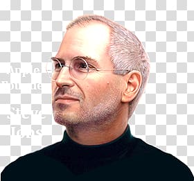 Steve Jobs transparent background PNG clipart