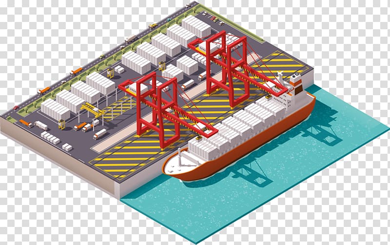 Container port Container ship Intermodal container, Ship transparent background PNG clipart