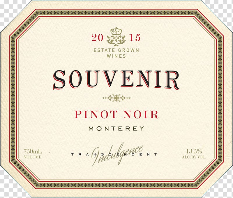Label Pinot noir Digital printing HP Indigo Division, wine labels transparent background PNG clipart