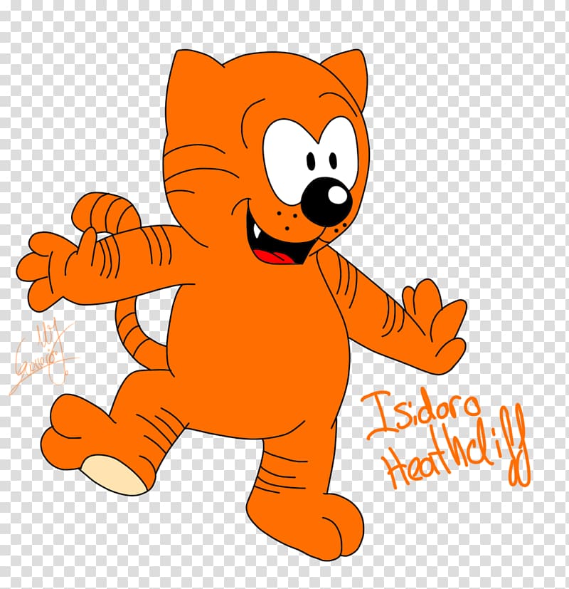Caricature Heathcliff Teddy bear, Cat transparent background PNG clipart