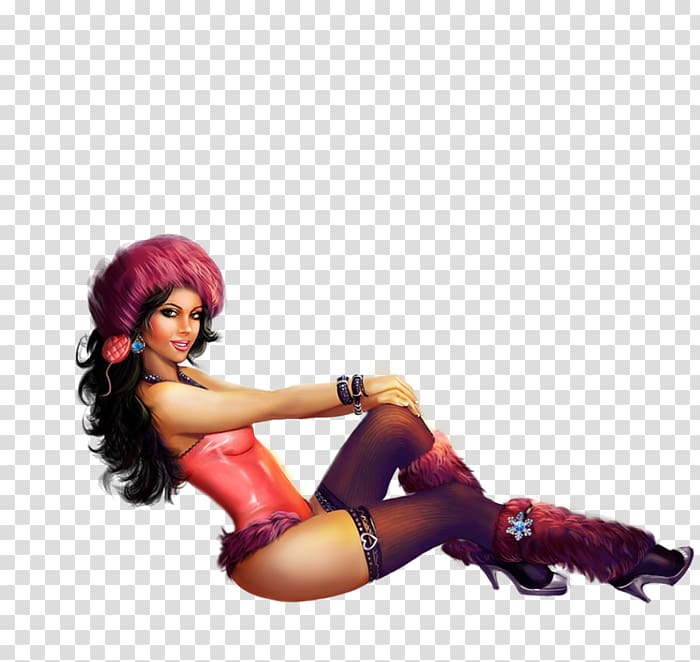 Pin-up girl Drawing, woman transparent background PNG clipart
