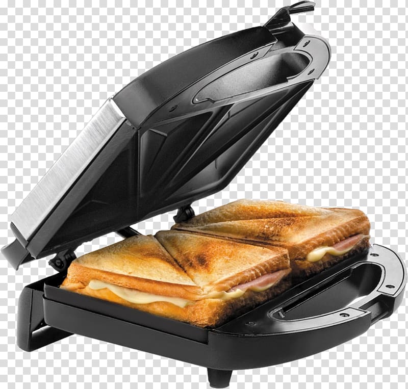 Croque-monsieur Toast Barbecue Panini Gridiron, Sandwich maker transparent background PNG clipart