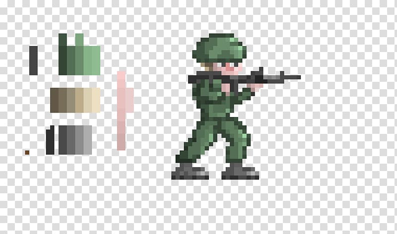 Pixel art Soldier, Soldier transparent background PNG clipart
