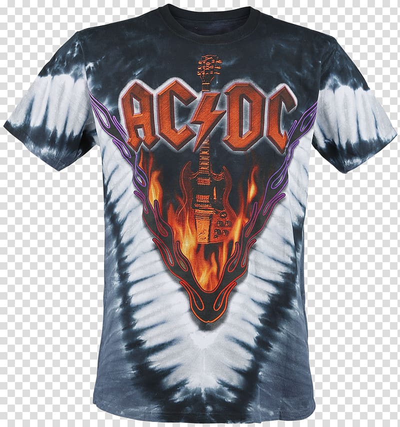 T-shirt Hells Bells AC/DC Black Ice Back in Black, T-shirt transparent background PNG clipart