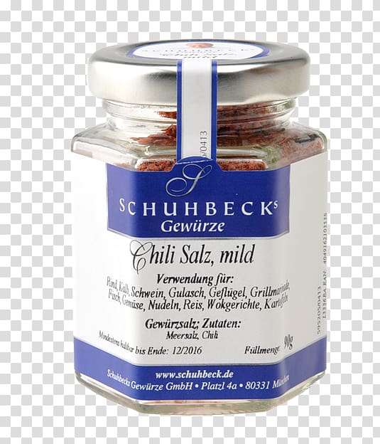 Chili con carne Spice mix Seasoned salt, salt transparent background PNG clipart