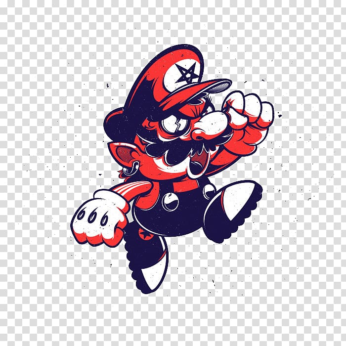 Super Mario Bros. Uno Illustration, Mario Cartoon transparent background PNG clipart